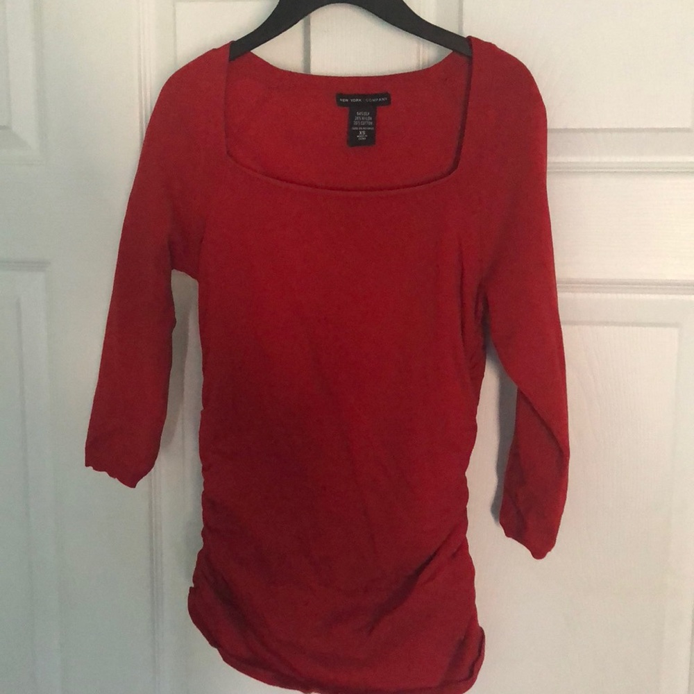 Red sweater